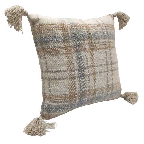 Multi Home Decor Cushion CS-281 Cotton and Wool 45X45cm by Ramsha Home Multi home decor cushion CS-281 cotton and wool 45X45cm by Ramsha Home