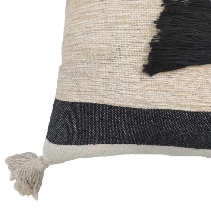 Chic cotton and wool blend cushion with vibrant colors - CS-286 45X45cm by Ramsha Home