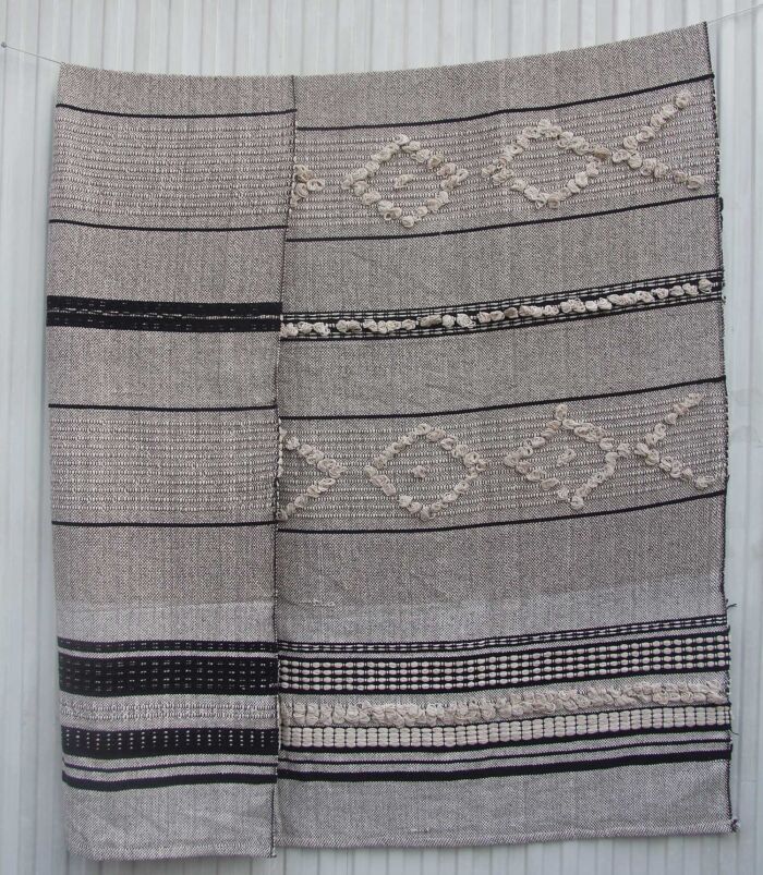 Chic multi-color home decor throw with vibrant colors - TAL-049 125X150cm by Ramsha Home