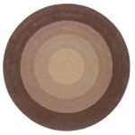 Luxurious Wool & Cotton Round Handmade Rug - HTW 51 (250cm)