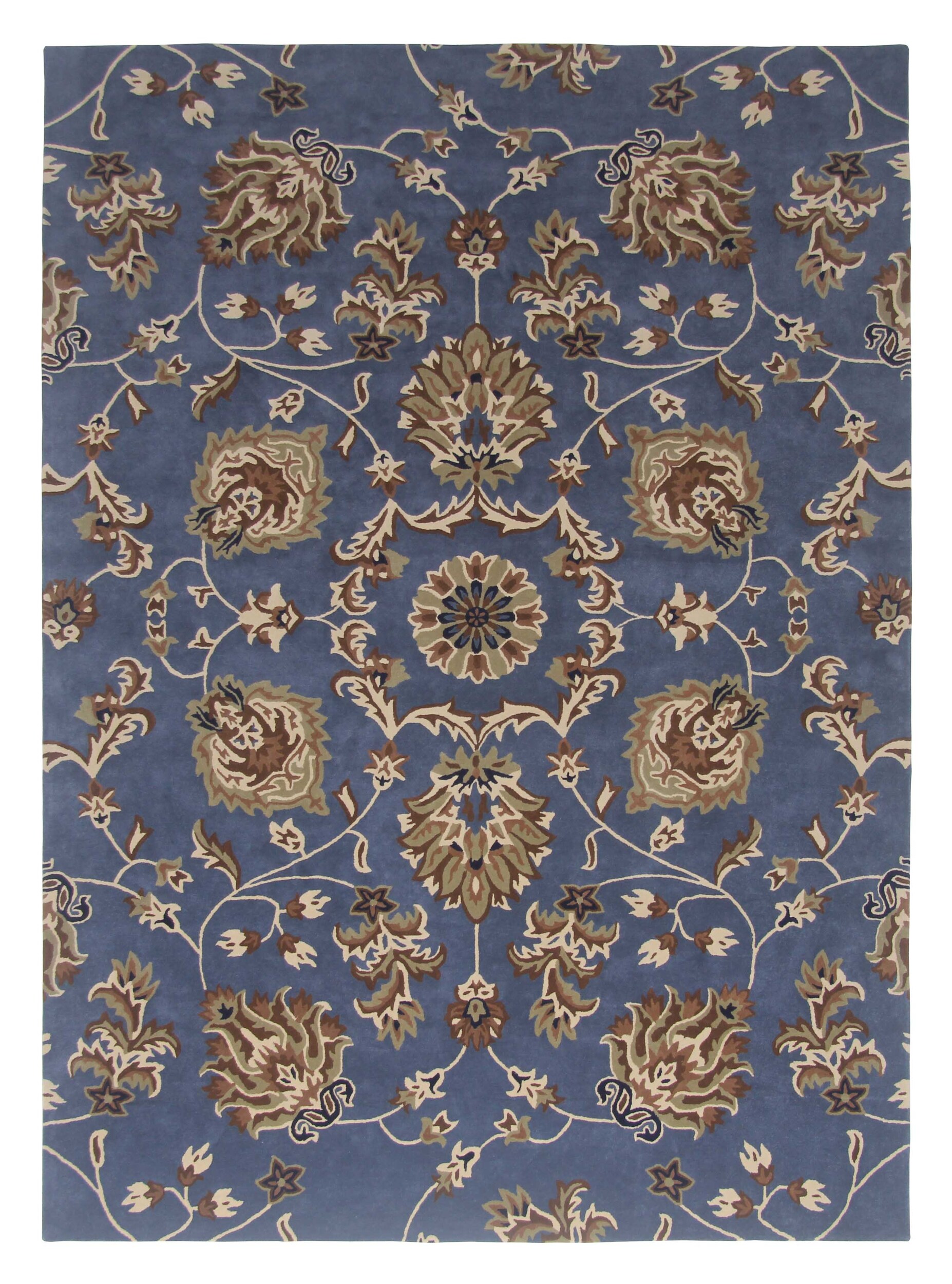 Chic Multi-Color Indoor Carpet for Modern Interiors - HTW 15 (300x400cm) by Ramsha Home Amazing Multi Color Indoor Handmade Rug - HTW 15 (300x400cm)