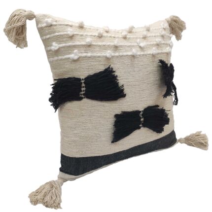 Cotton and wool home decor cushion CS-286 multi-color 45X45cm by Ramsha Home