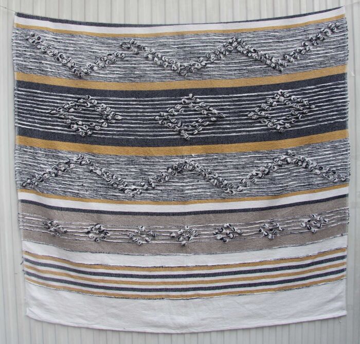 Chic multi-color home decor throw with vibrant colors - TAL-048 125X150cm by Ramsha Home
