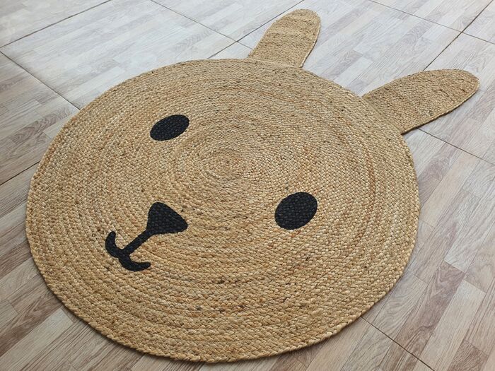 Premium quality braided jute rug - BR 078 (100cm) by Ramsha Home