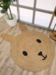 Handcrafted braided jute rug for living room - BR 078 (100cm) by Ramsha Home