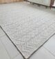 Contemporary white color home decor rug SR 022 (80x200cm) for minimalist interiors by Ramsha Home