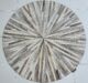 Premium quality leather rug in diverse colors - LR 018 (120cm) by Ramsha Home