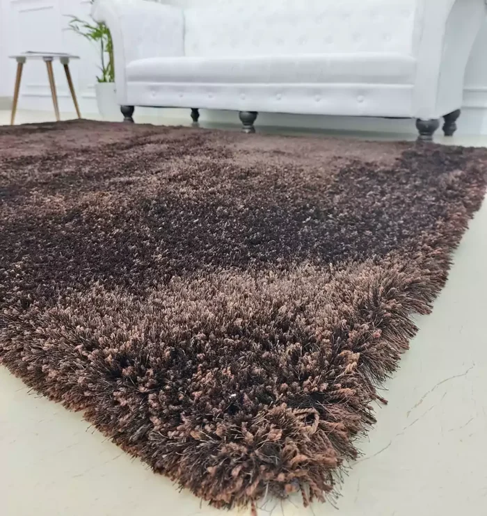 Soft shaggy rug with plush texture, cozy comfort, and stylish design for modern home décor.