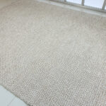 Natural Beige & Light Blue Home Decor Woven Rug - SR 024