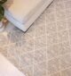 Hand woven wool rug from India, perfect as a bohemian hallway rug or indoor rug for modern homes in UAE and Dubai.