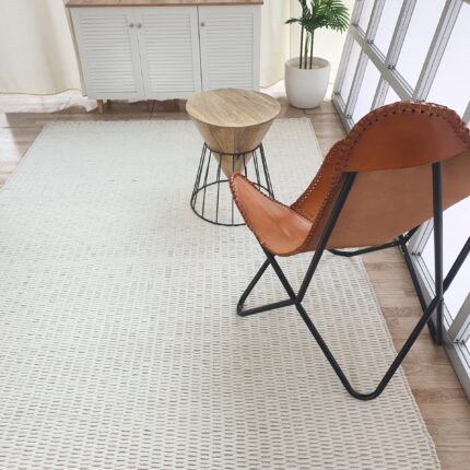Handcrafted decorative woven rug SRN 030, 80x200cm perfect for any room by Ramsha Home