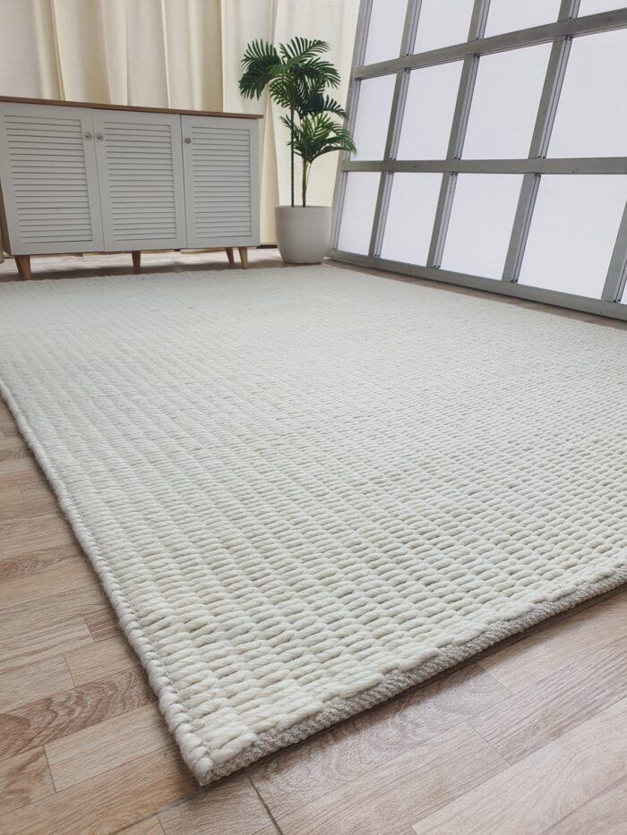 Handcrafted woven rug SRN 030, 80x200cm adds elegance to any room by Ramsha Home
