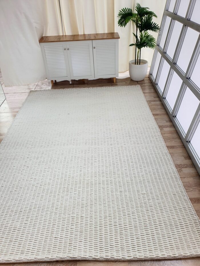 Beautiful woven area rug SRN 030, 80x200cm for entryway or hallway by Ramsha Home