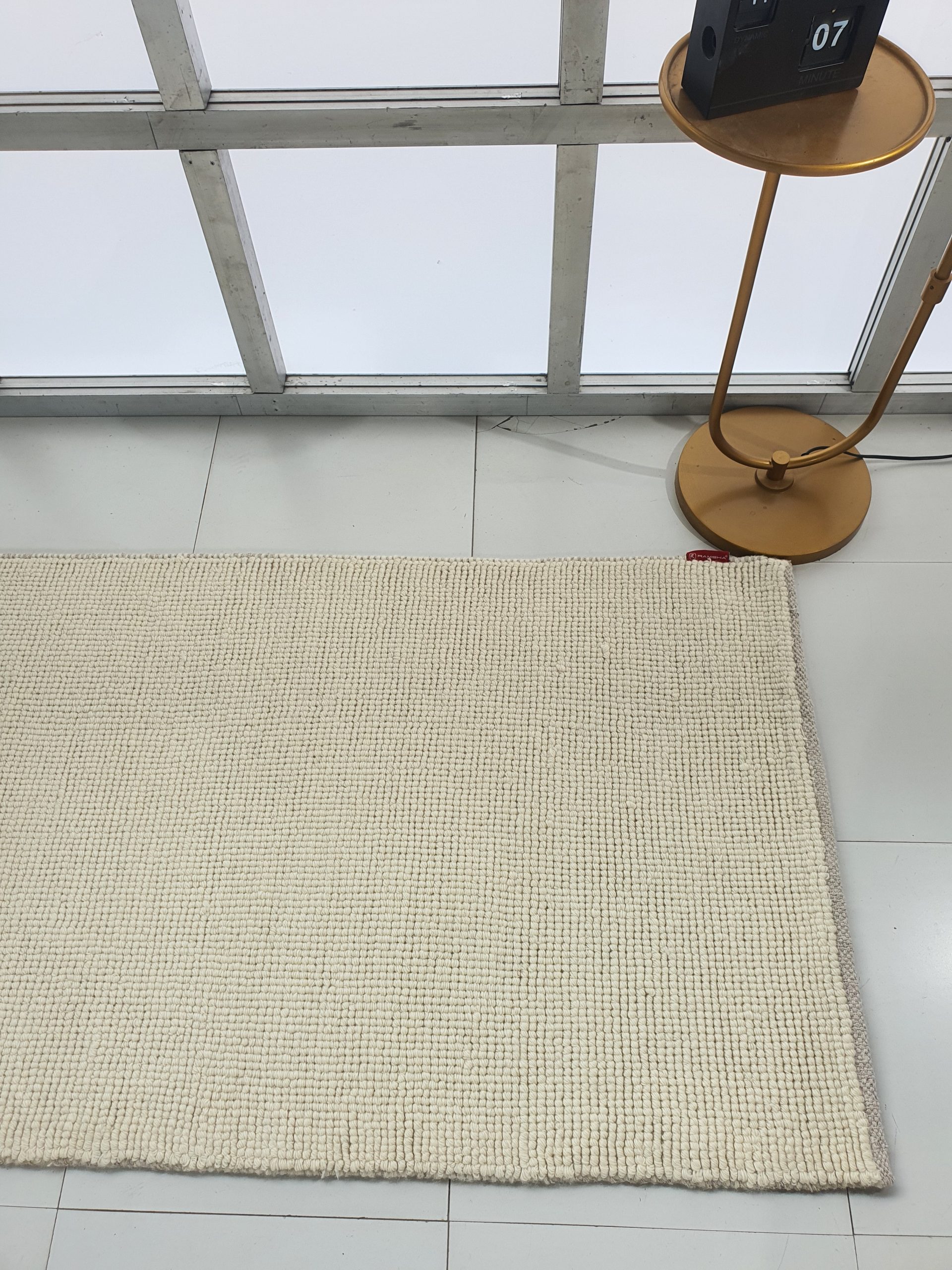 Handcrafted Natural Color Woven Rug for Living Room - SRN 032 (80x200cm) by Ramsha Home Narrow natural color woven rug SRN 032, perfect for living room, 80x200cm by Ramsha Home