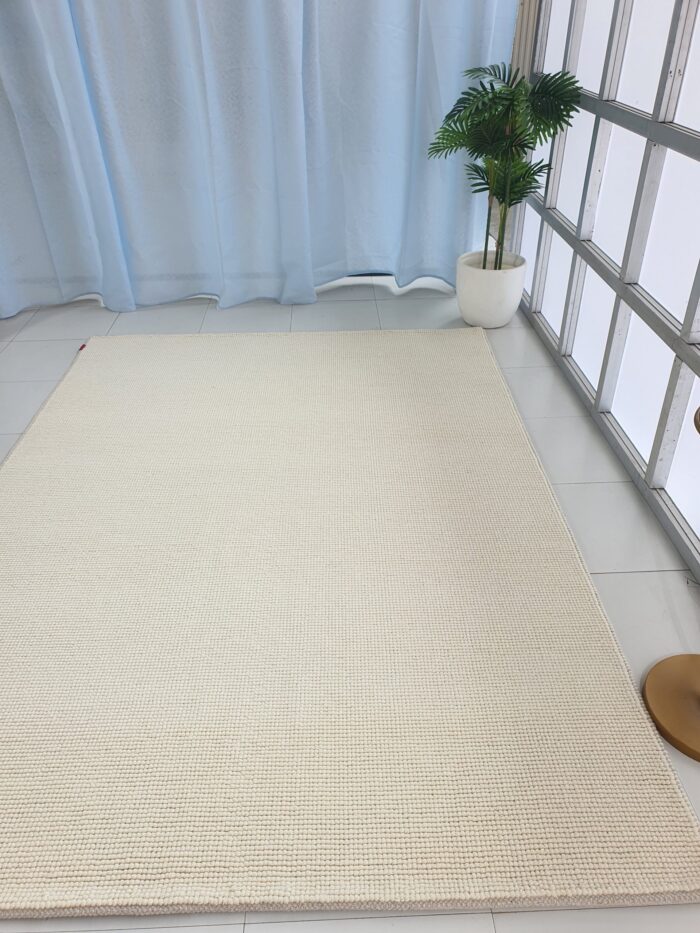 Large natural color woven rug SRN 032, 300x400cm for living room by Ramsha Home