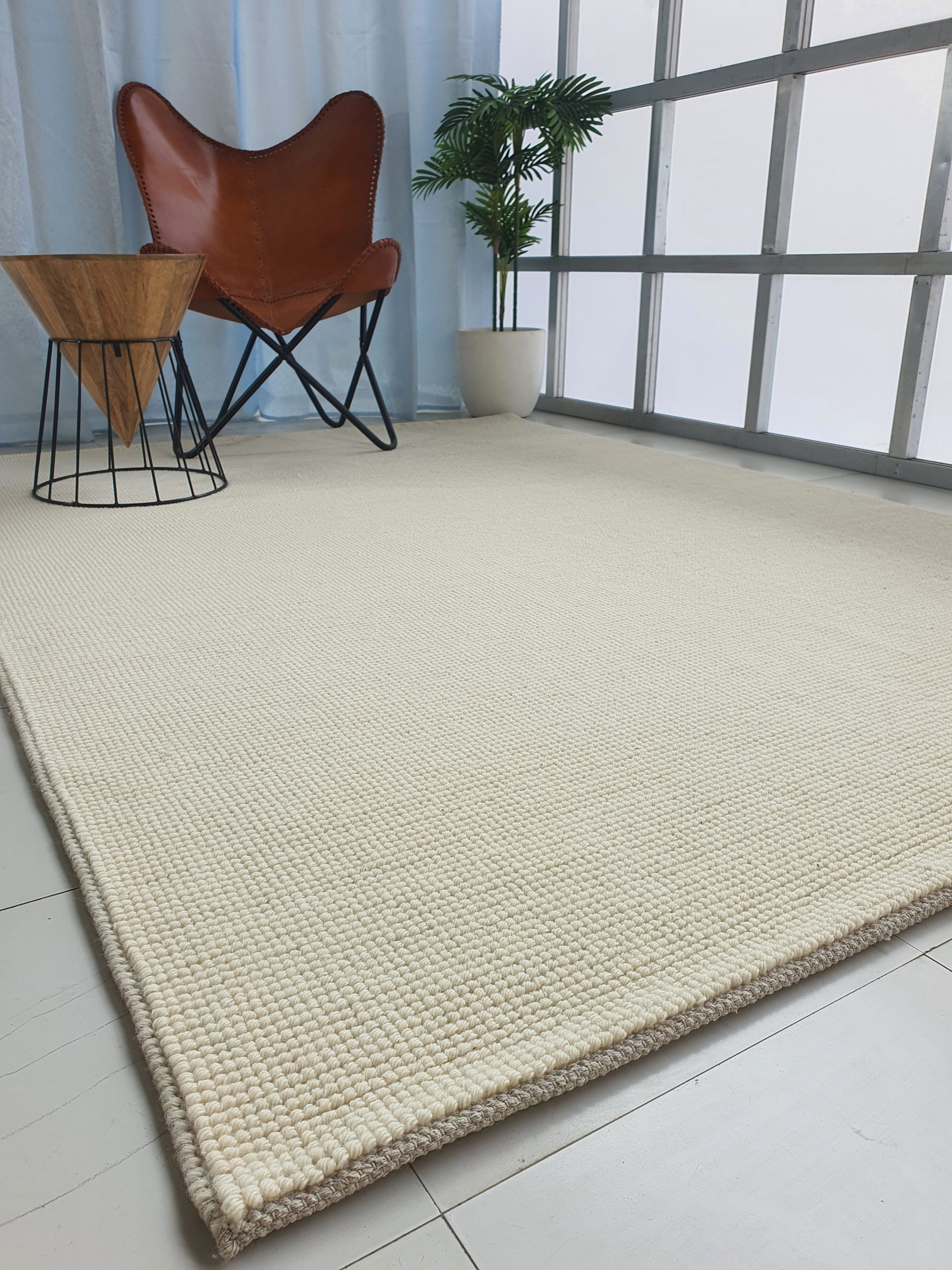 Natural Color Living Room Woven Rug - SRN 032 (300x400cm) by Ramsha Home Natural color woven rug SRN 032, 300x400cm for living room decor by Ramsha Home