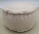 Cozy natural color bedroom pouf PF-143 (50x50x30cm) by Ramsha Home