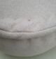 Soft natural color pouf PF-143 (50x50x30cm) for bedroom decor by Ramsha Home