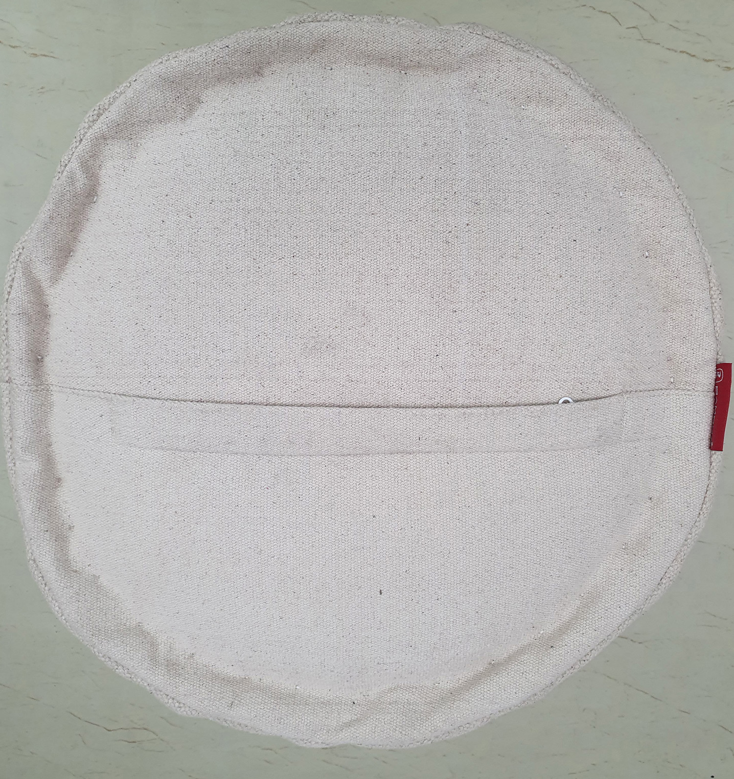 Natural Color Bedroom Pouf PF-143 (50x50x30cm) by Ramsha Home Natural color bedroom pouf PF-143 (50x50x30cm) by Ramsha Home