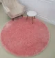 Shaggy rug with fluffy texture, soft feel, and modern design for cozy home interiors.