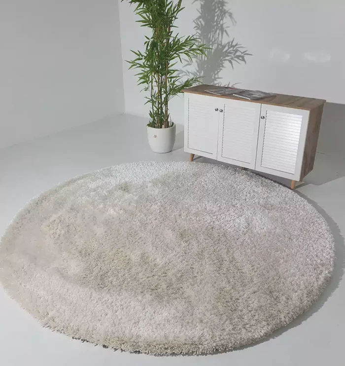 Soft shaggy rug with plush texture, cozy comfort, and stylish design for modern home décor.