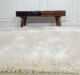 White shaggy rug by Ramsha Home