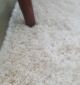Close-up of white shaggy rug - Ramsha Home