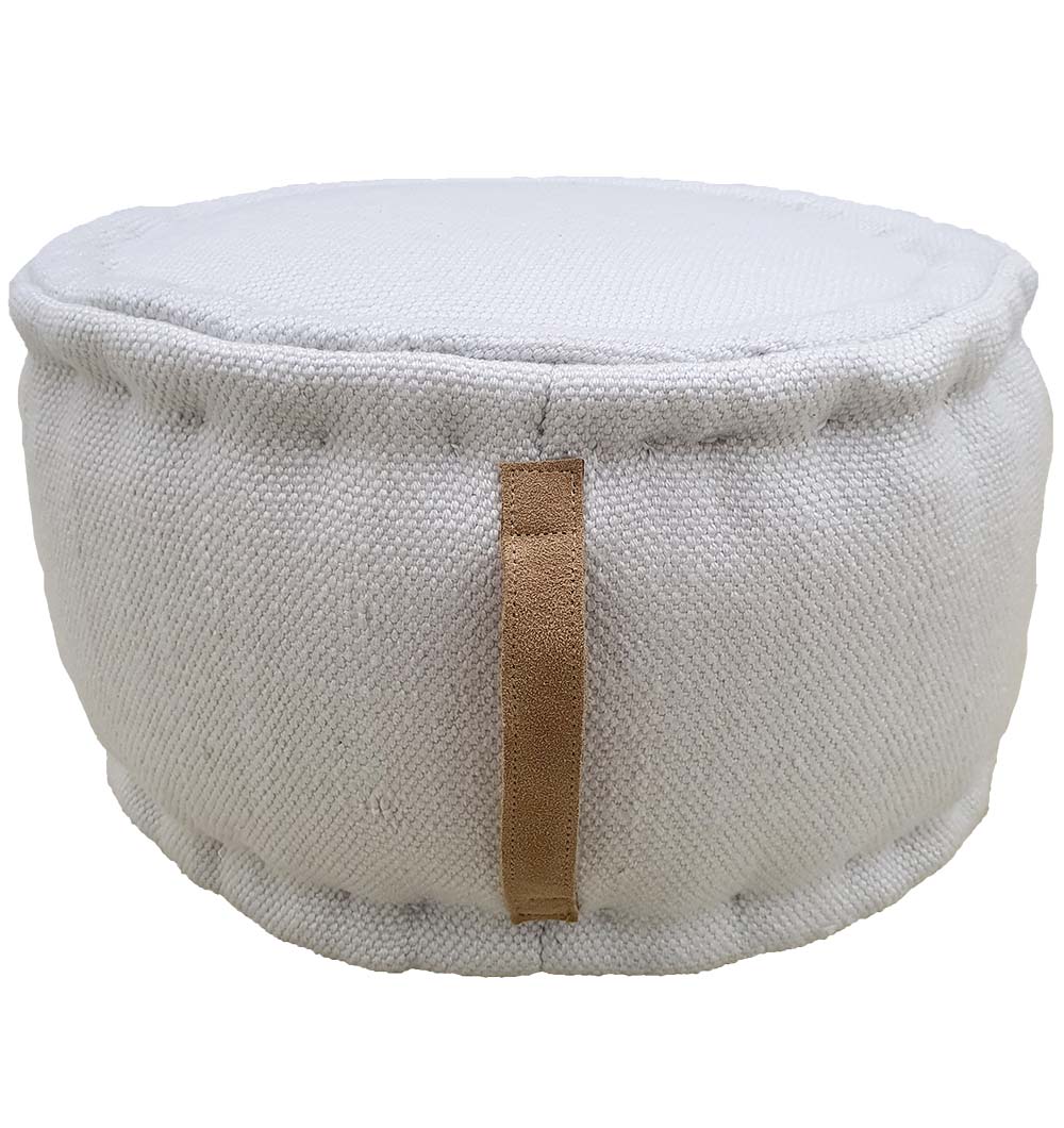 pf-142 Natural Color Pouf for Bedroom - PF 142 (50x50x30cm) - Image 5