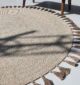 Stunning Handmade Jute Floor Round Braided Rug - BR 082 (150cm)