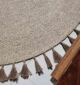 Detailed Side Closeup of Braided Rug BR-082 - Ramsha Home