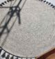 Amazing Handmade Jute Round Braided Rug with Tassel - BR 083 (150cm)