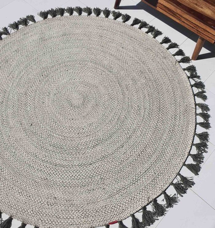 Natural Braided Round Rug BR-083