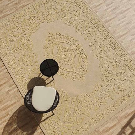 Elegant handmade rectangle rug for drawing room - HTWV 56 (300x400cm) by Ramsha Home