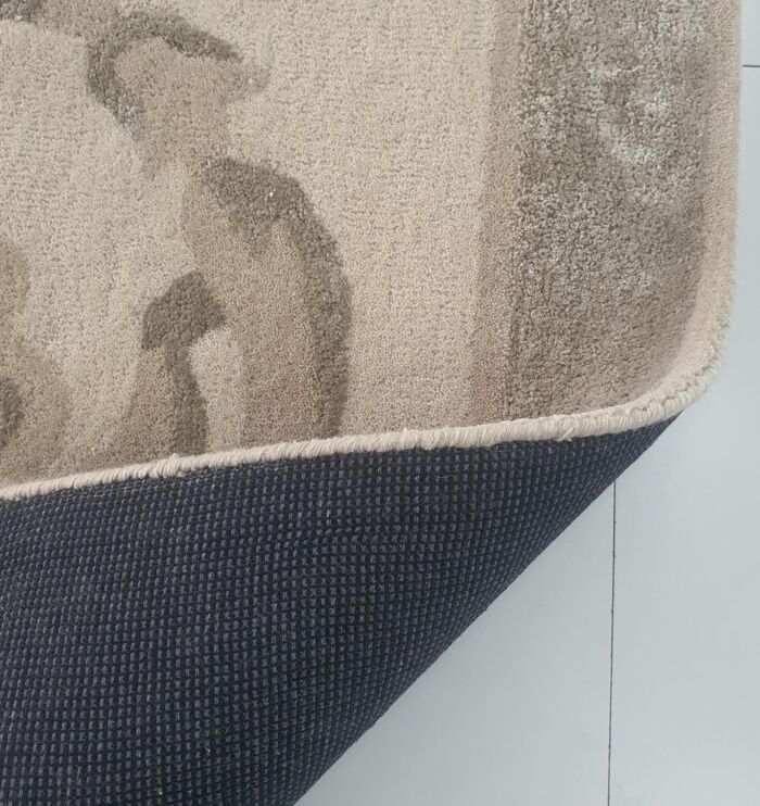 Reverse Side of Modern Multi-Colored Floor Rug HTWV-57 by Ramsha Home