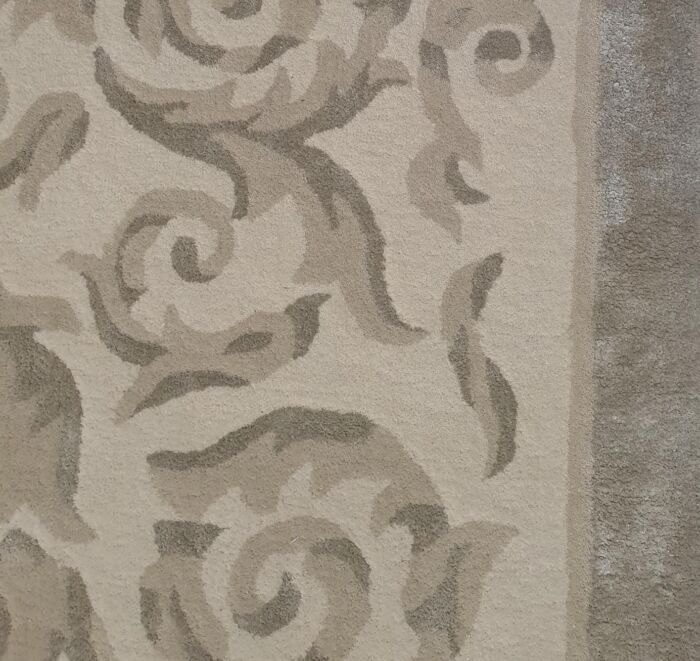 Close-up Detail of Modern Multi-Colored Floor Rug HTWV-57 by Ramsha Home