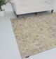 Leather floor rug multi color - LR 015 (170x240cm) by Ramsha Home