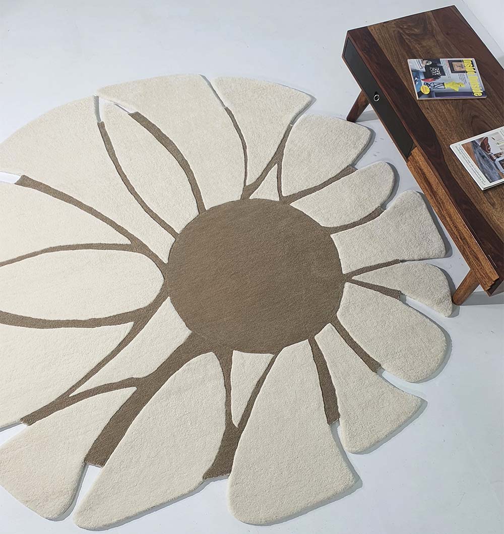 Hand Tufted Multi Color 200 cm Round Rug with Design Number HTW-58 by Ramsha Home Hand Tufted Multi Color 200 cm Round Rug with Design Number HTW-58 by Ramsha Home