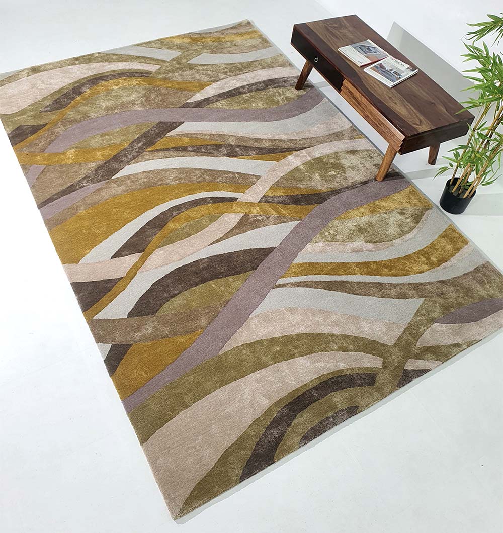 Handmade Wool & Cotton Multi-Color Rug HTWV-66 - Ramsha Home Handmade Wool & Cotton Multi-Color Rug HTWV-66 - Ramsha Home
