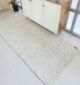 Natural white color indoor decor woven rug - SR 058 (80x200cm) by Ramsha Home