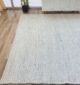 Natural white color indoor woven rug - SR 058 (170x240cm) by Ramsha Home