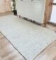 Chic white color woven rug for stylish indoor decor - SR 058 (80x200cm) by Ramsha Home