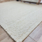 Versatile indoor decor woven rug in natural off white color - SR 059 (170x240cm) by Ramsha Home