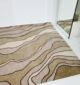 Sideways View of Handmade Rug Wool-Cotton Blend Rug HTW-66 by Ramsha Home
