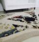 Closeup of Multi-Colored Artisanal Rug HTW-70 by Ramsha Home