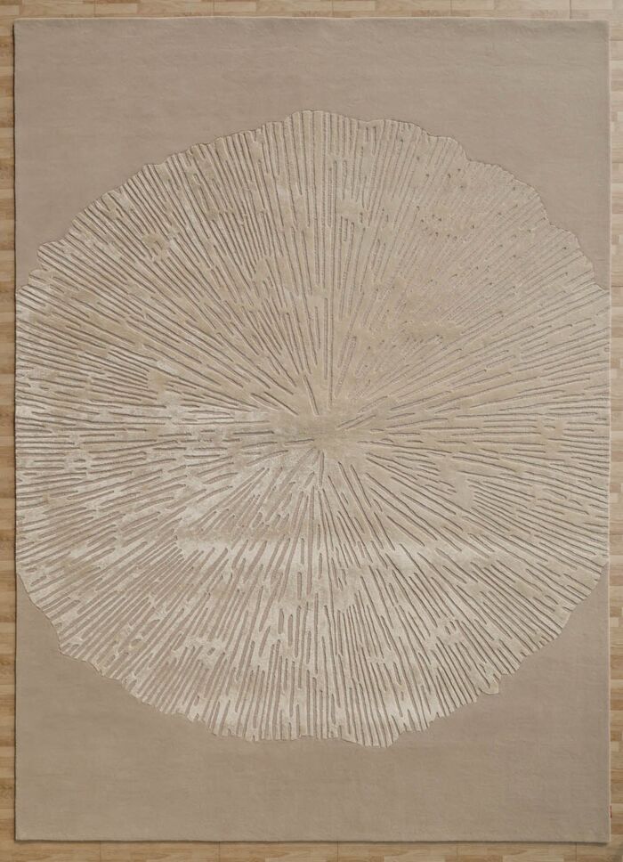 Handmade rug highlighting exquisite weaving, artisanal craftsmanship, and timeless elegance