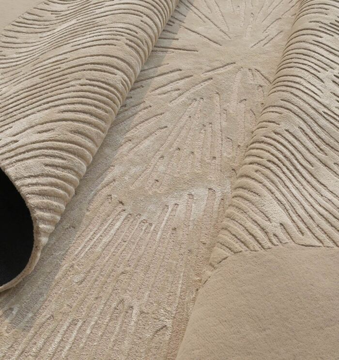 Handmade rug highlighting exquisite weaving, artisanal craftsmanship, and timeless elegance