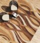 Aerial View of Multi-Hued Handcrafted Rug HTWV-80 by Ramsha Home