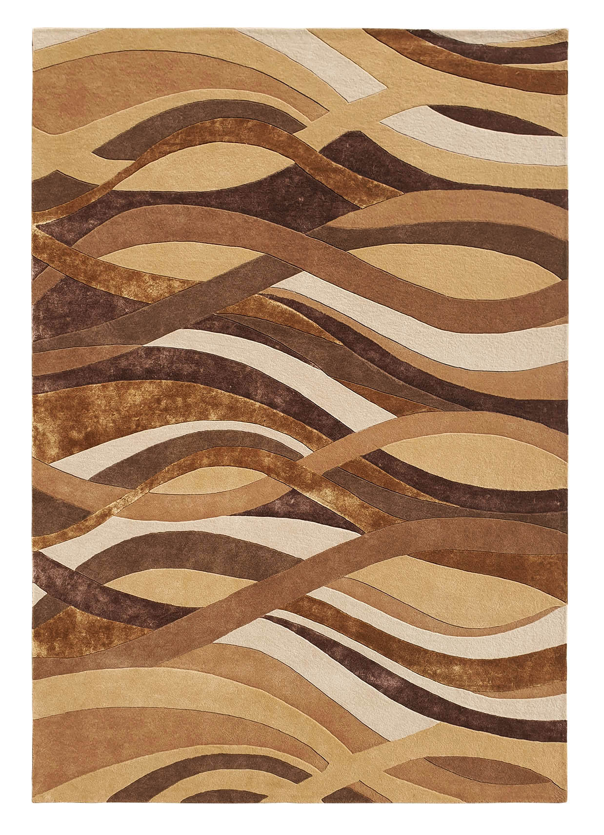 Multi-Colored Handmade Rug HTWV-80 by Ramsha Home in Modern Living Room Multi-Colored Handmade Rug HTWV-80 by Ramsha Home in Modern Living Room