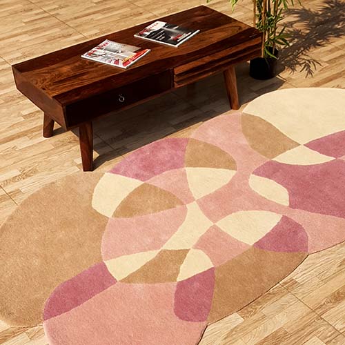 handmade rug in interior design