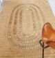 Handwoven jute floor rug for stylish bedrooms - BR 034 (300X400cm) by Ramsha Home